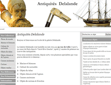 Tablet Screenshot of antiquites-delalande.fr